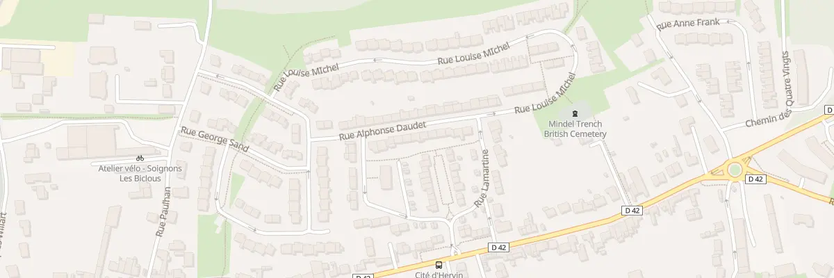 Plan du 13 Rue Alphonse Daudet à Saint-Laurent-Blangy