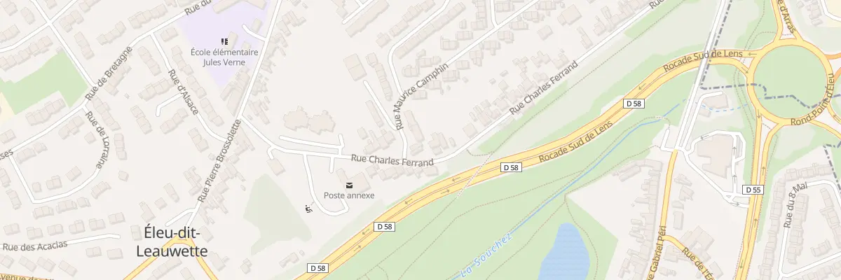 Plan du 47 Rue Camphin à Éleu-dit-Leauwette