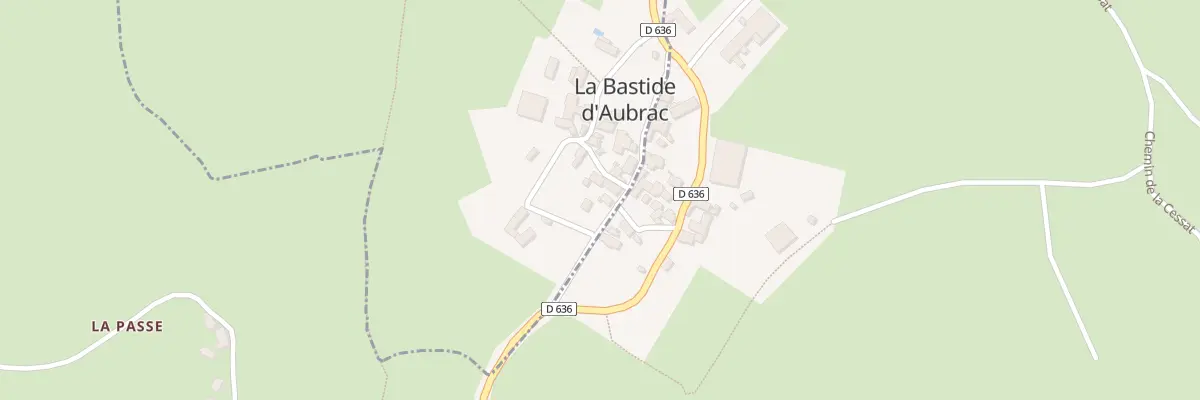 Plan du 5121 La Bastide d’Aubrac à Condom-d’Aubrac
