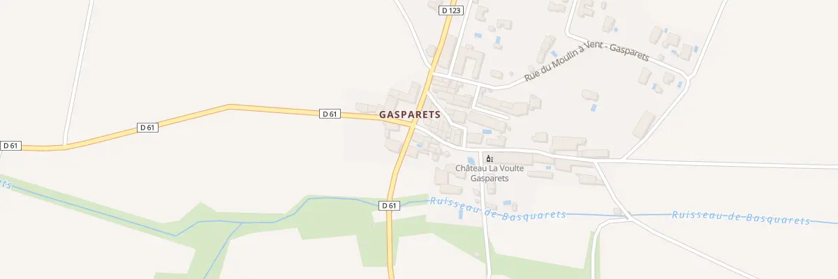 Plan du 2 Rue des Corbieres - Gasparets à Boutenac