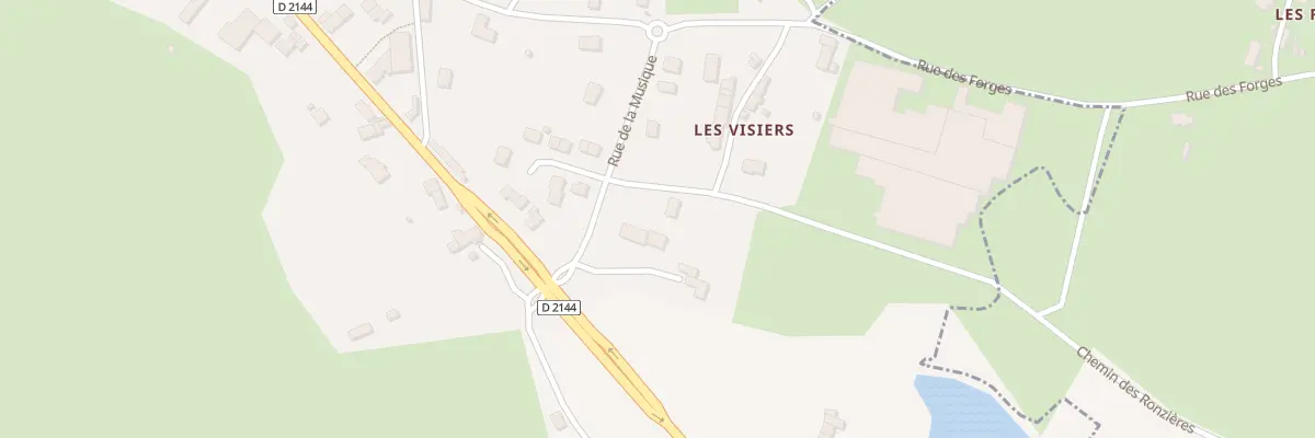 Plan du 9005 Rue de la Musique à Montaigut-en-Combraille