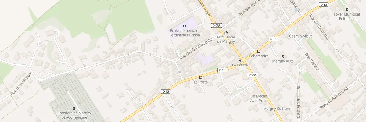 Plan du 121 Rue des Gouttes d’Or à Margny-lès-Compiègne