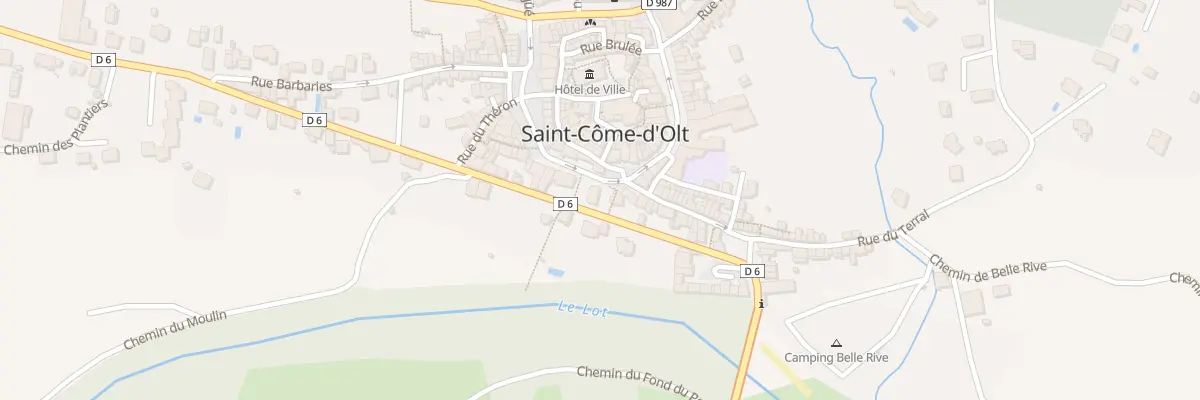 Plan du 12 Rue des Fossés à Saint-Côme-d’Olt