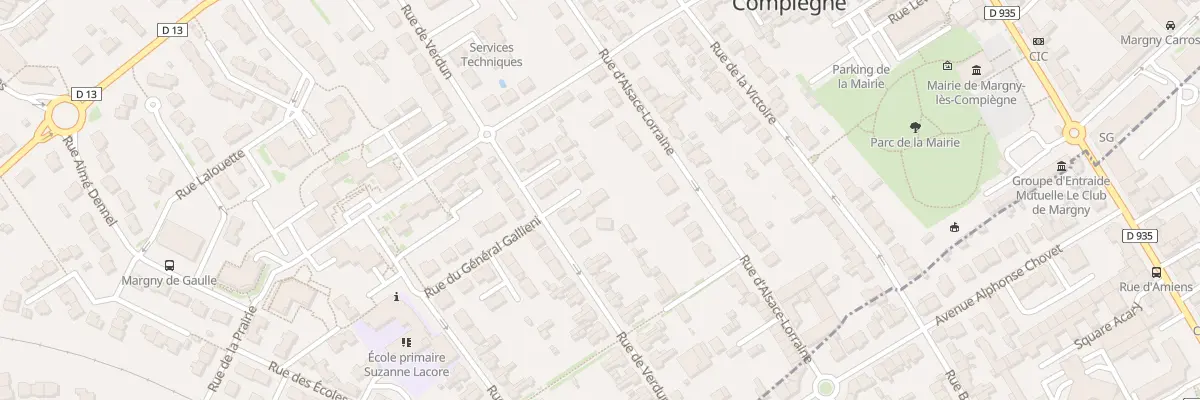 Plan du 212 Rue de Verdun à Margny-lès-Compiègne
