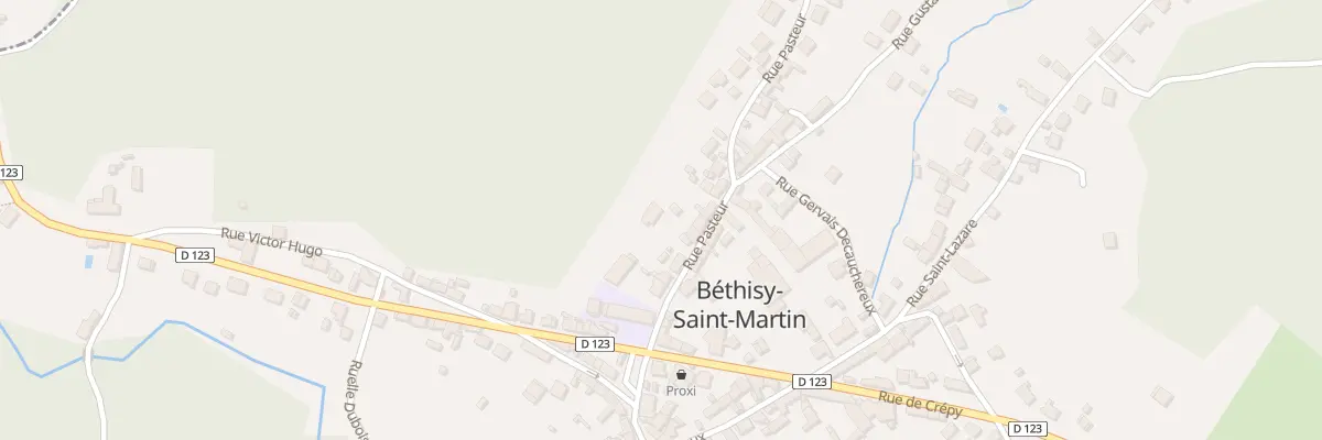 Plan du 80 Rue Pasteur à Béthisy-Saint-Martin