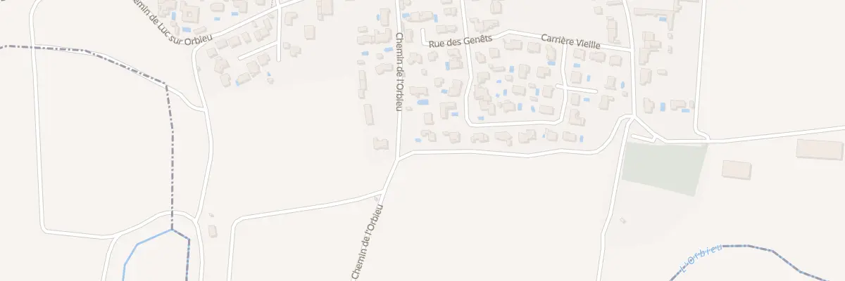 Plan du 7 Rue des Romarins à Cruscades