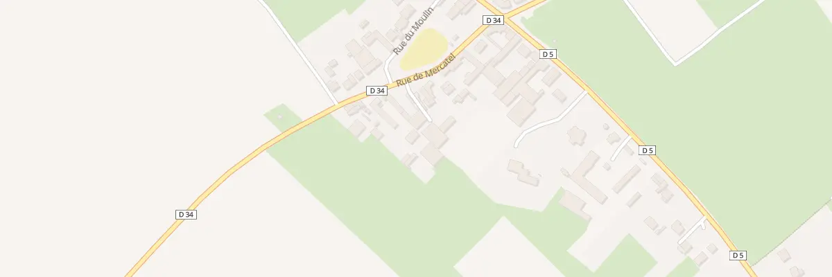 Plan du 21 Rue de Mercatel à Neuville-Vitasse