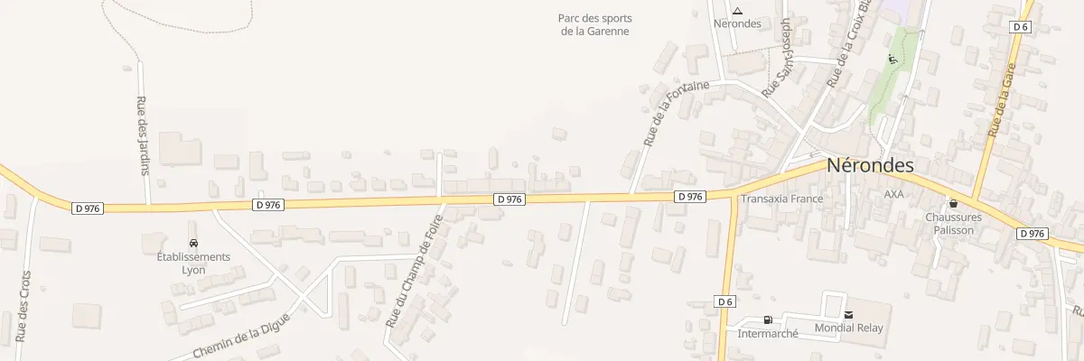 Plan du 19 Rte de Bourges à Nérondes
