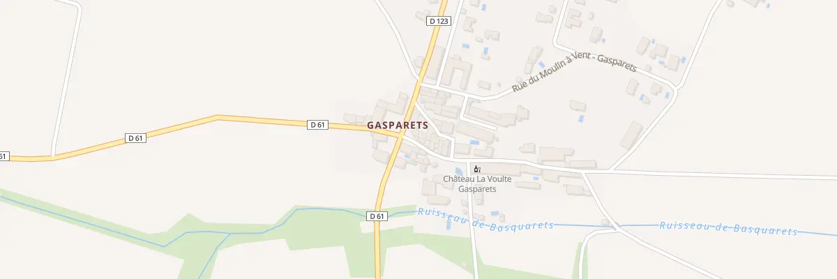 Plan du 1 Rue des Corbieres - Gasparets à Boutenac