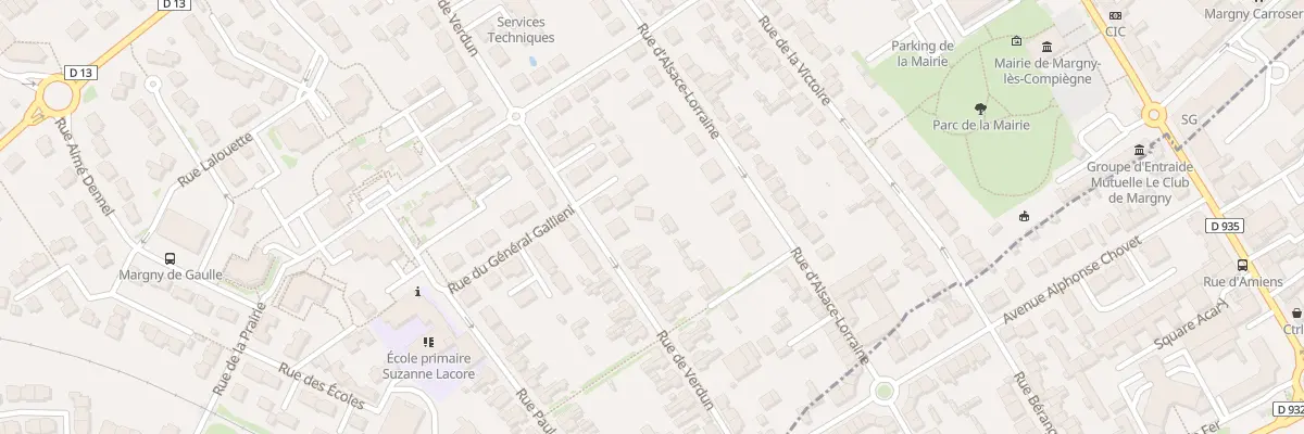 Plan du 172 Rue de Verdun à Margny-lès-Compiègne