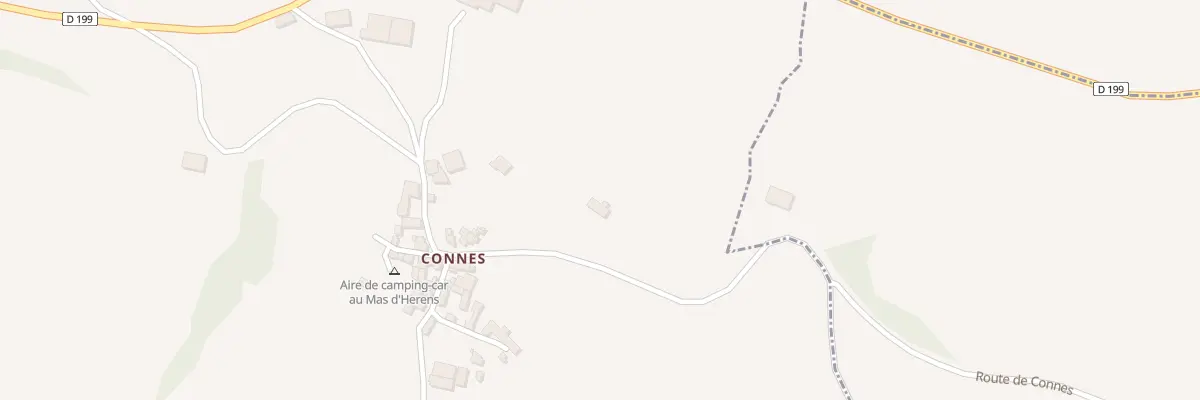 Plan du 13 Connes à Salles-Curan