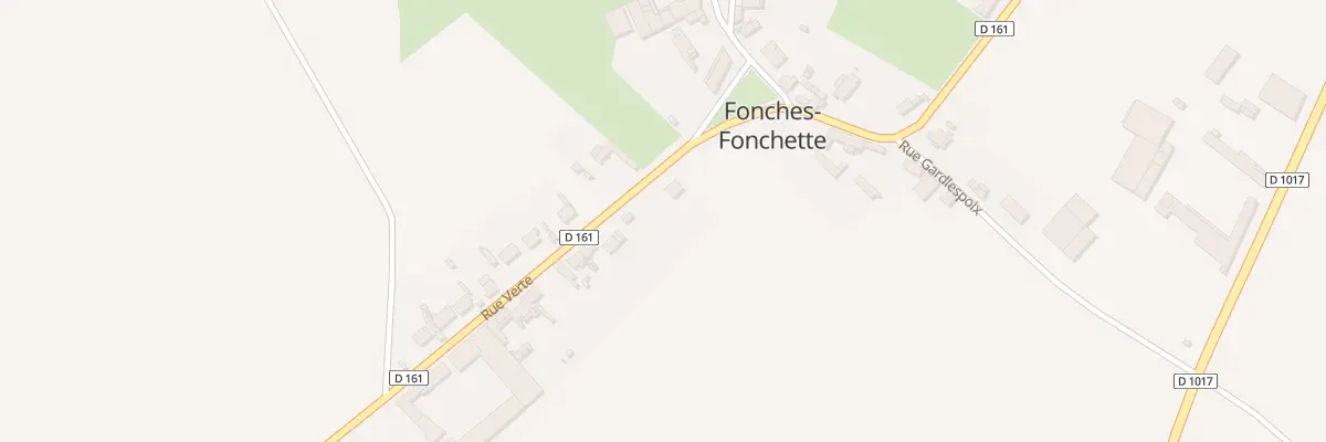 Plan du 3 Rue Verte à Fonches-Fonchette