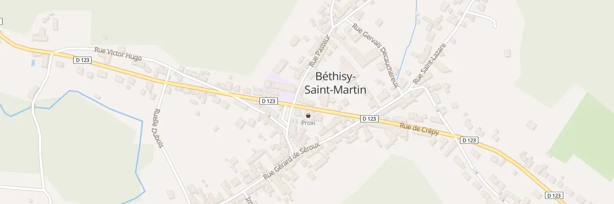 Plan du 20 Rue de Crépy à Béthisy-Saint-Martin