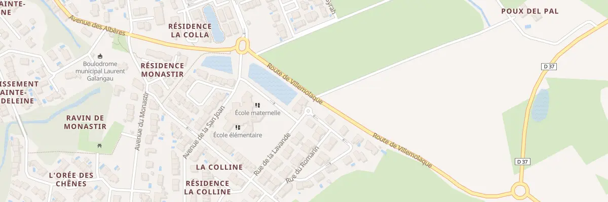 Plan du 28 Rue de la Frigoulette à Trouillas