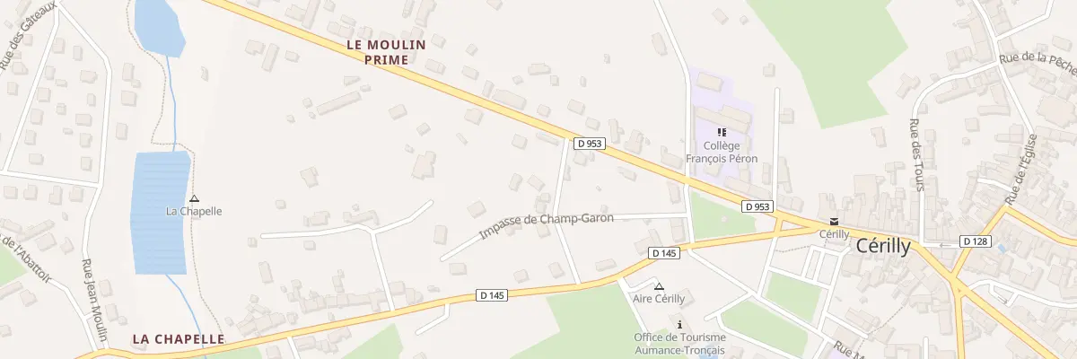Plan du 4 Rue Bretet à Cérilly