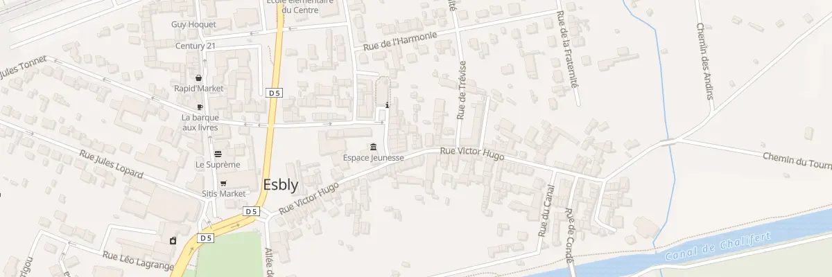 Plan du 33B Rue Victor Hugo à Esbly