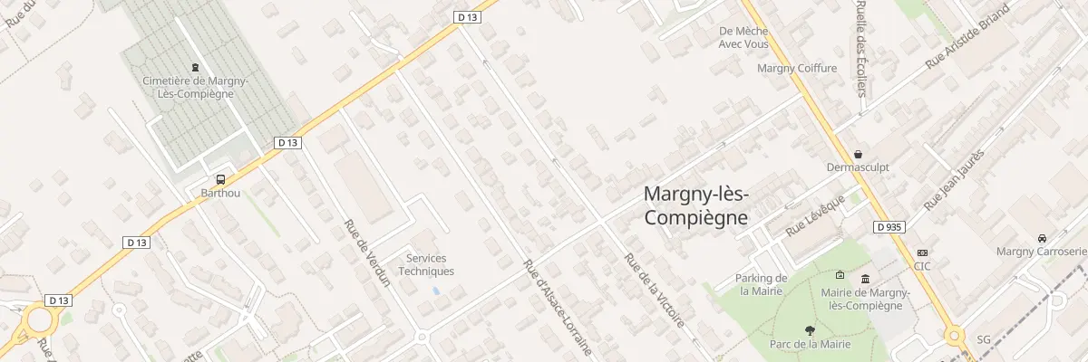 Plan du 365 Rue de la Victoire à Margny-lès-Compiègne