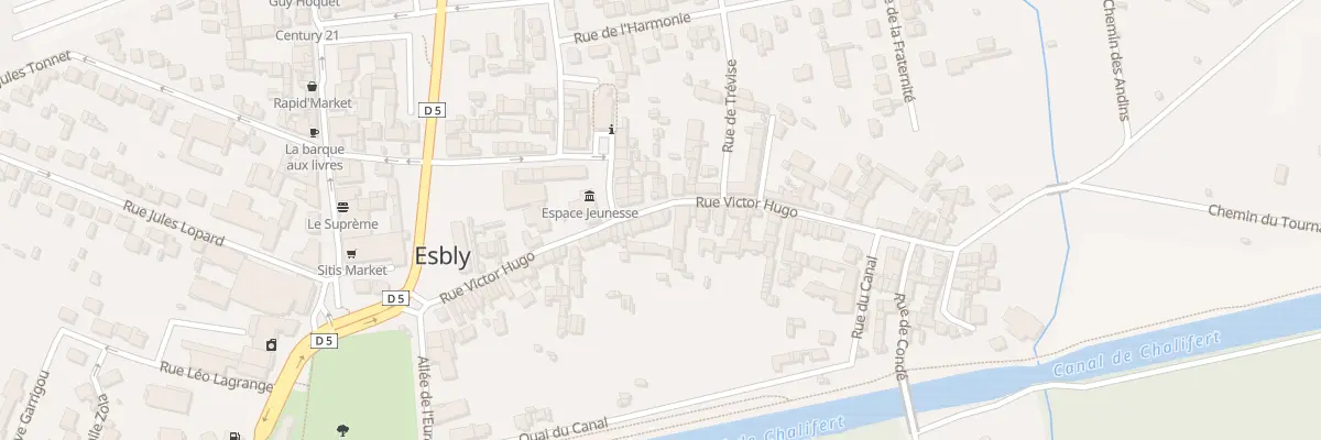 Plan du 72 Rue Victor Hugo à Esbly
