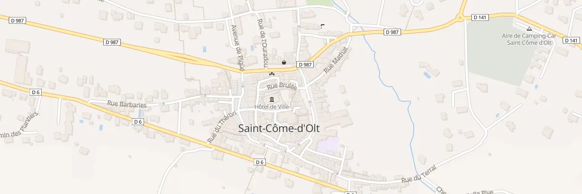 Plan du 1 Rue du Greffe à Saint-Côme-d’Olt