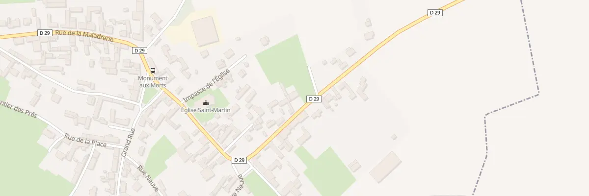 Plan du 42 Rue du Général Frére à Grévillers