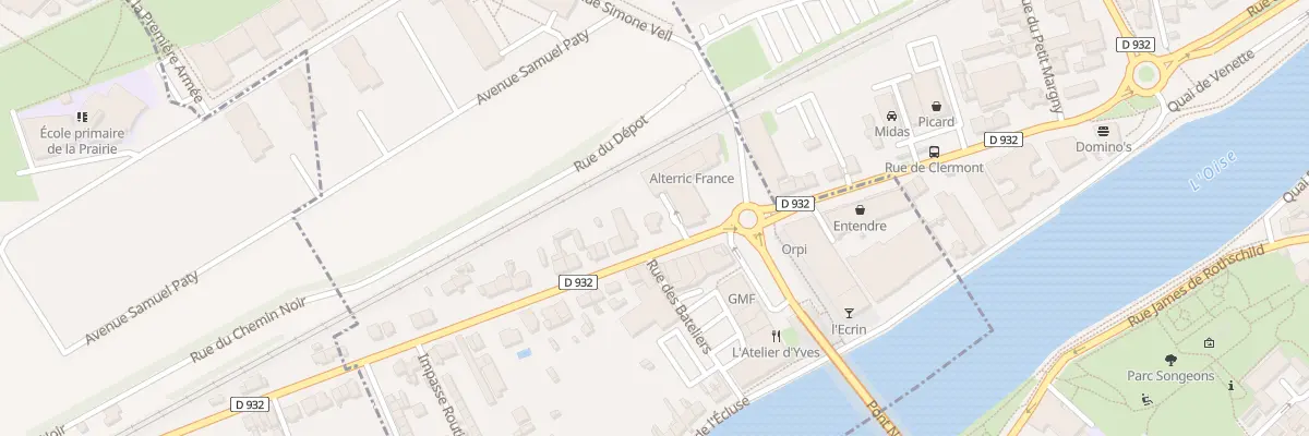 Plan du 168 Rue de Beauvais à Margny-lès-Compiègne