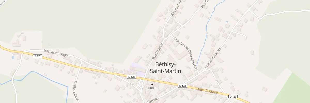Plan du 88 Rue Pasteur à Béthisy-Saint-Martin