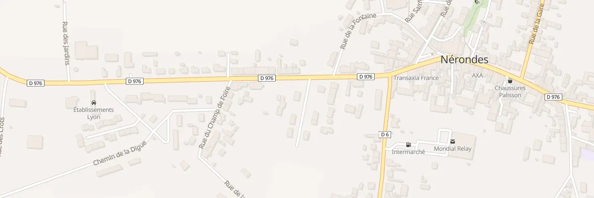 Plan du 2 Le Palais à Nérondes