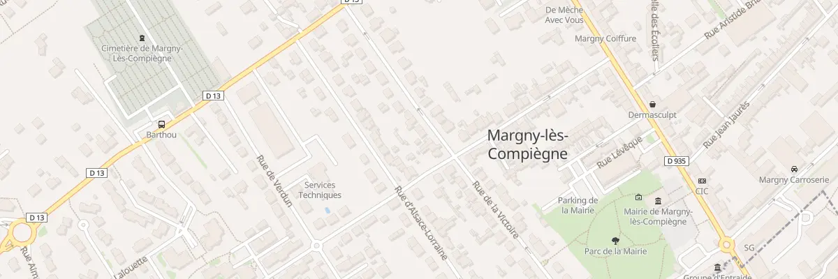 Plan du 341 Rue de la Victoire à Margny-lès-Compiègne