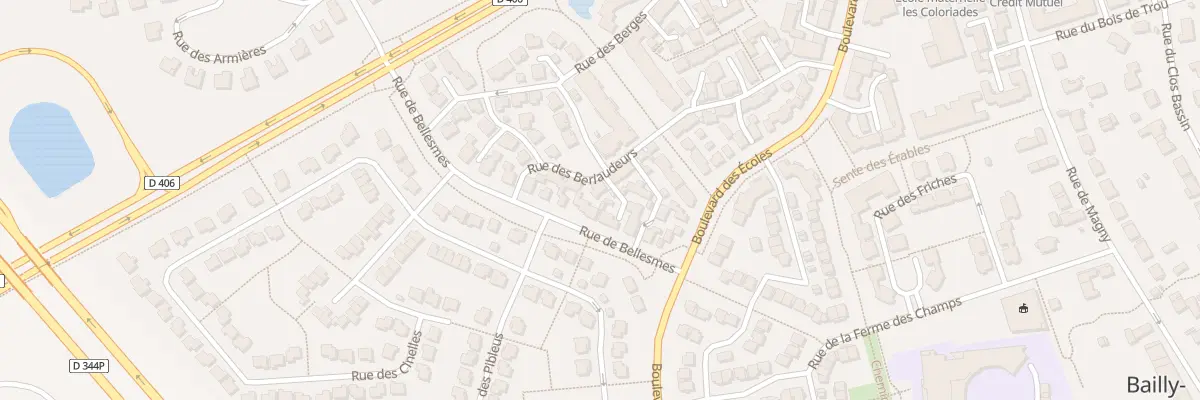Plan du 4 Rue de Bellesmes à Bailly-Romainvilliers