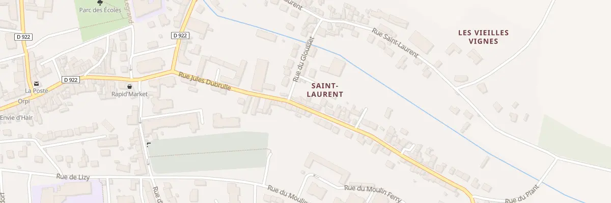Plan du 7 Rue Jules Dubrulle à Nanteuil-le-Haudouin