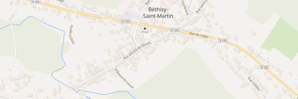 Plan du 98 Rue Gérard de Séroux à Béthisy-Saint-Martin