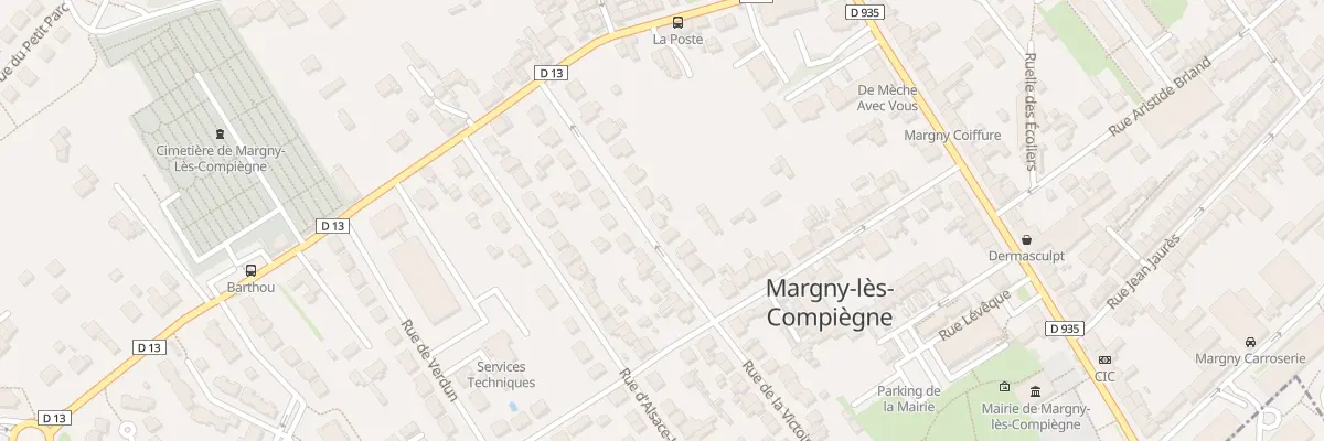 Plan du 388 Rue de la Victoire à Margny-lès-Compiègne
