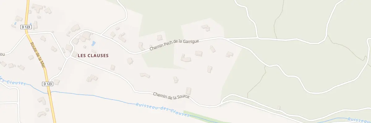 Plan du 5553 Che Pech de la Garrigue à Montséret