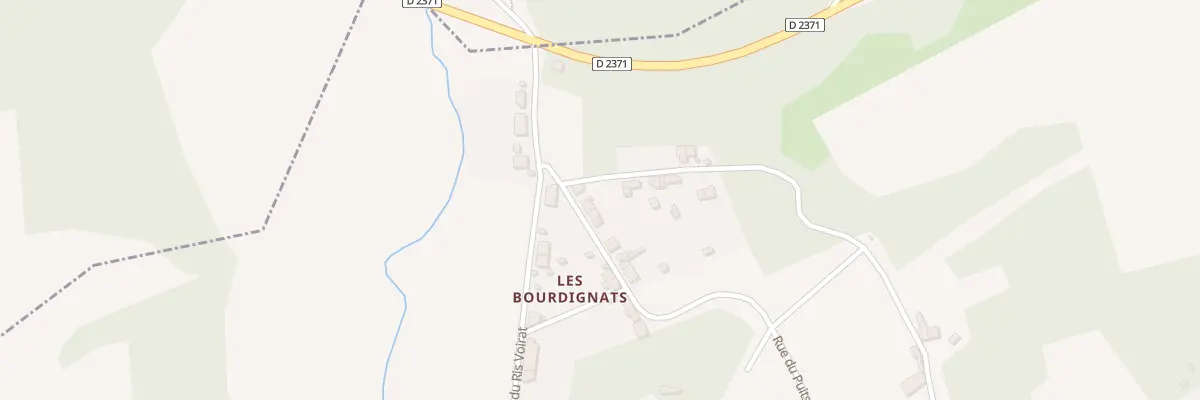 Plan du 8 Rue des Bourdignats à Montvicq