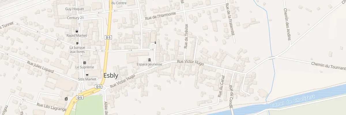 Plan du 37 Rue Victor Hugo à Esbly