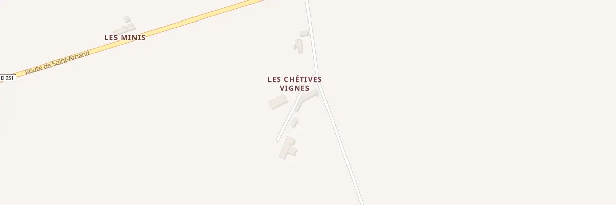 Plan du 5 Les Chetives Vignes à Saint-Aignan-des-Noyers