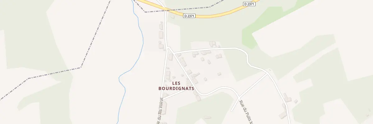 Plan du 6 Rue des Bourdignats à Montvicq