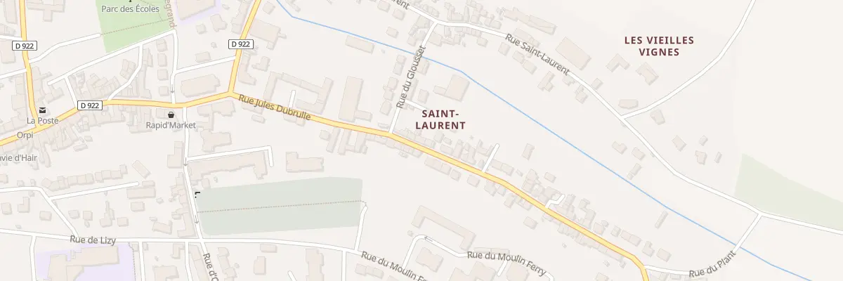 Plan du 9 Rue Jules Dubrulle à Nanteuil-le-Haudouin