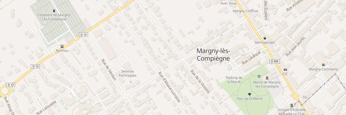 Plan du 325 Rue de la Victoire à Margny-lès-Compiègne