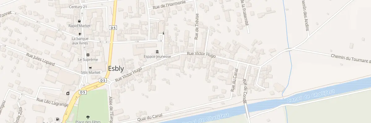 Plan du 82 Rue Victor Hugo à Esbly