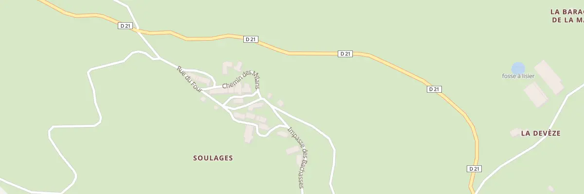 Plan du 5008A Les Costes à Saint-Saturnin