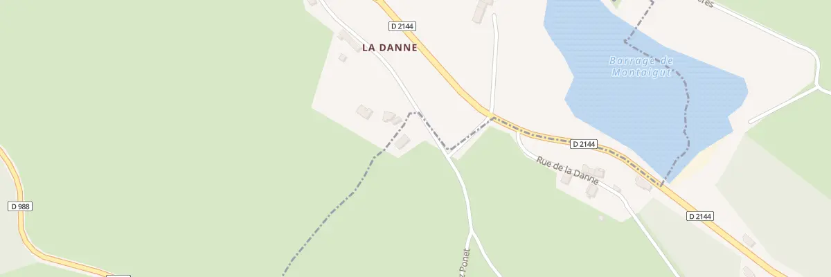 Plan du 9001 Les Rases à Saint-Éloy-les-Mines
