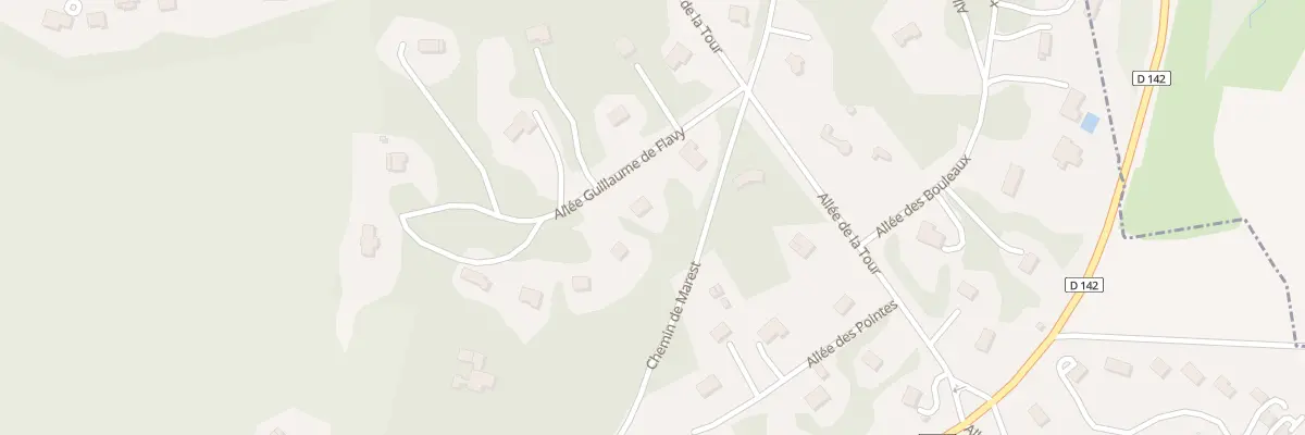 Plan du 2 Allée Guillaume de Flavy à Villers-sur-Coudun