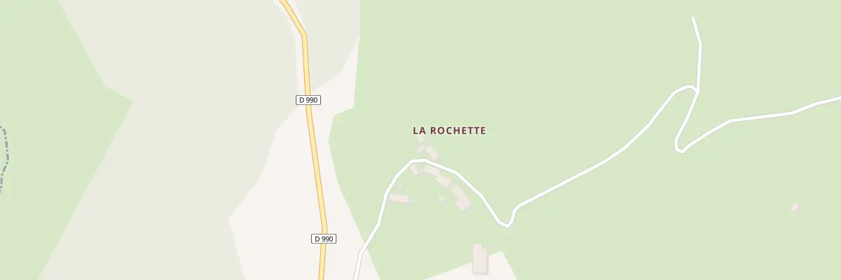 Plan du 2 La Rochette à Pierrefort