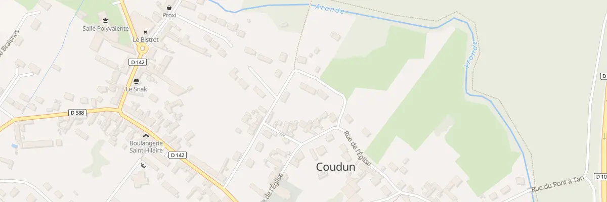 Plan du 107 Rue les Pres du Puisard à Coudun