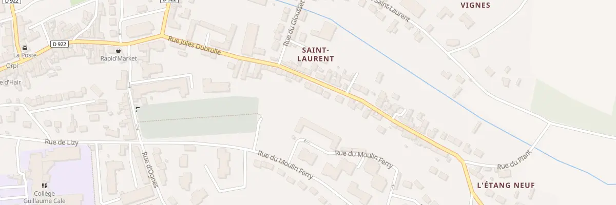 Plan du 34B Rue Jules Dubrulle à Nanteuil-le-Haudouin