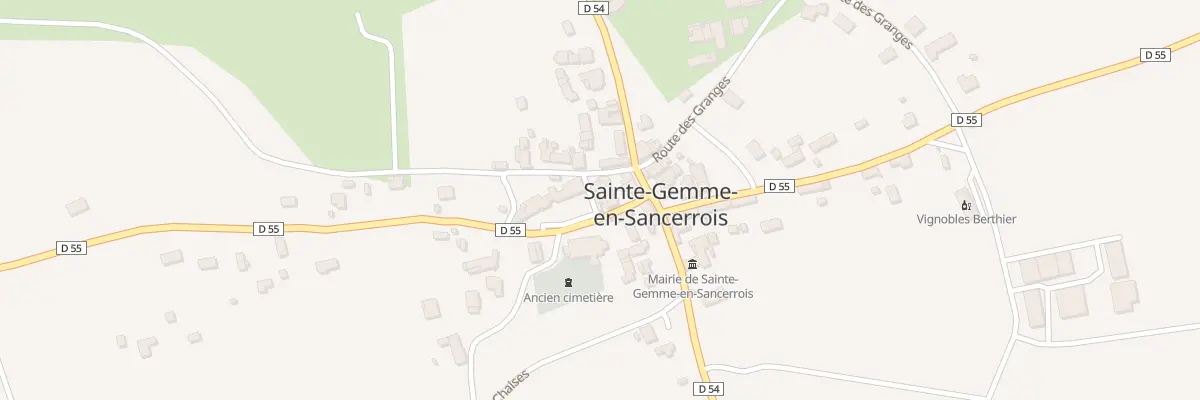 Plan du 2 Pl de l’Eglise à Sainte-Gemme-en-Sancerrois
