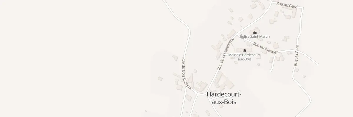 Plan du 7 Rue du Bois Calloire à Hardecourt-aux-Bois