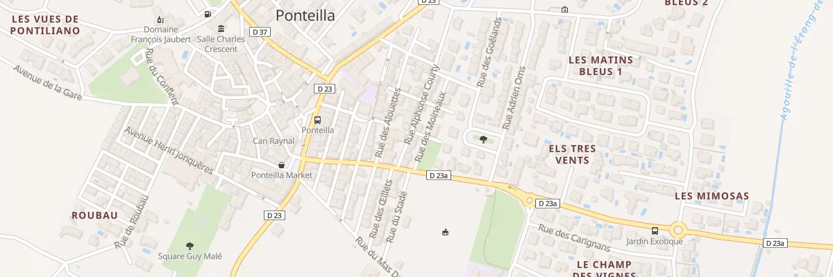 Plan du 2 Rue des Grives à Ponteilla