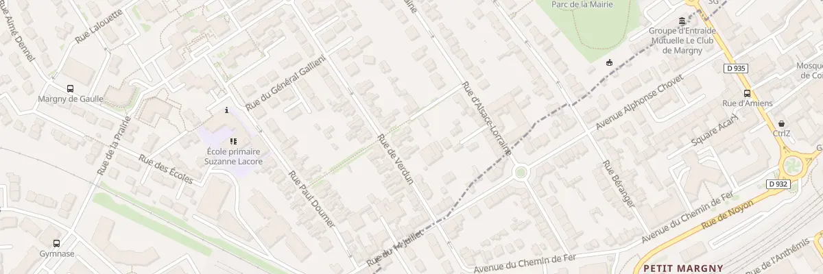 Plan du 92 Rue de Verdun à Margny-lès-Compiègne
